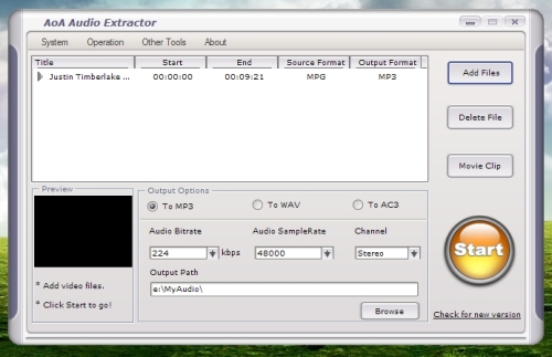 Extract Audio From Video Files