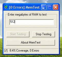 Memtest - Check Faulty Ram For Errors