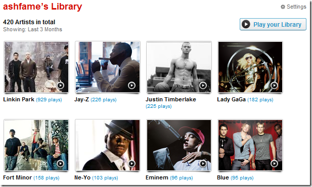 lastfm-library lastfm-library