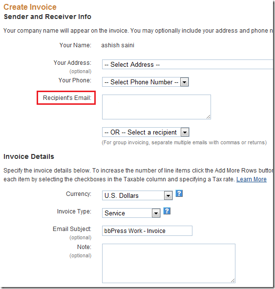 How To Create A Paypal Invoice
